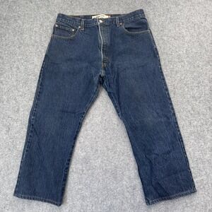Levi's 517 Vintage Y2K Boot Cut Jeans Blue Denim 38x30 Western Rodeo